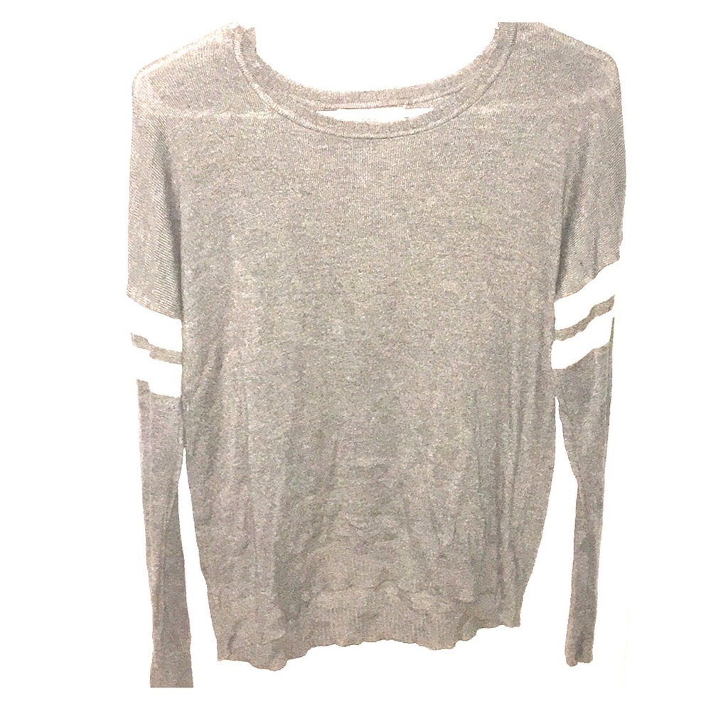 Grey varsity sweater